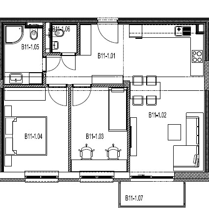 No such function oxygen_'title' - pôdorys | Obytná zóna Mních, Kriváň