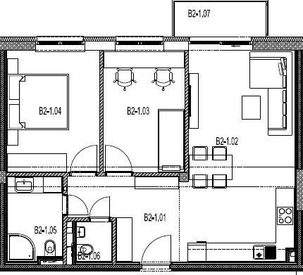 No such function oxygen_'title' - pôdorys | Obytná zóna Mních, Kriváň