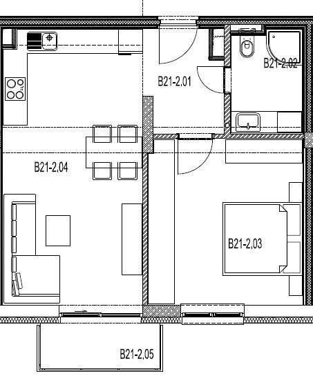 No such function oxygen_'title' - pôdorys | Obytná zóna Mních, Kriváň