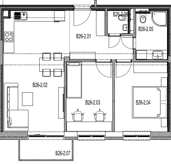 No such function oxygen_'title' - pôdorys | Obytná zóna Mních, Kriváň