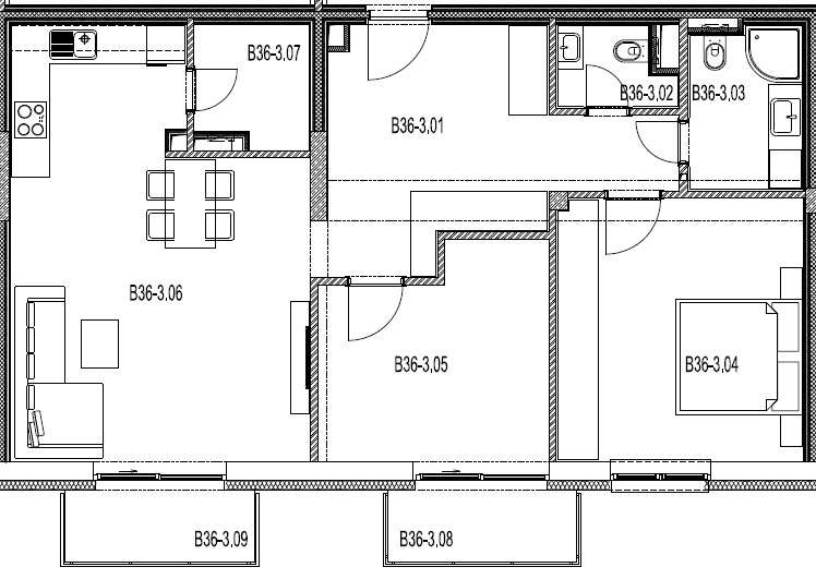 No such function oxygen_'title' - pôdorys | Obytná zóna Mních, Kriváň
